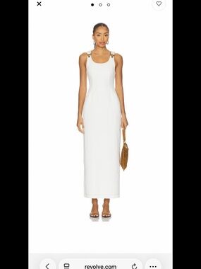 Lioness Sixteen candles maxi dress in porcelain